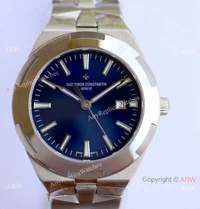 Wome's Vacheron Constantin Overseas 35mm Steel-Midnight Blue Watch